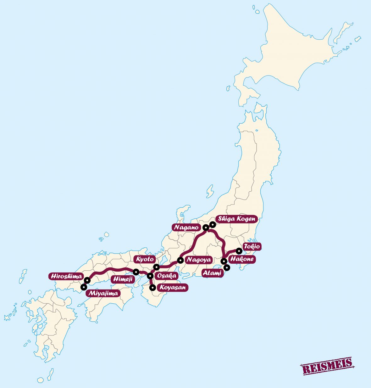 Rondreis Japan in drie weken Reismeis